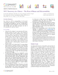 NYC Recovery at a Glance – the Rise of Buses and Micromobility