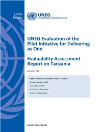 Annual Report of the UNEG Secretariat 2006-2007