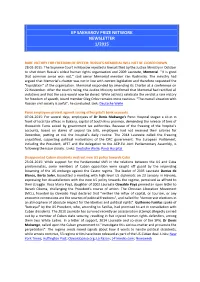 Ep Sakharov Prize Network Newsletter 1/2015