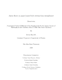 Anyon Theory in Gapped Many-Body Systems from Entanglement