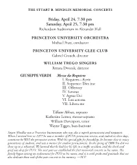 Concert Program