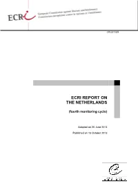 Ecri Report on the Netherlands