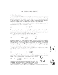GS. Graphing ODE Systems