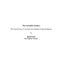 Read an Excerpt from the Invisible Yankee Manuscript