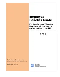 Employee Benefits Guide Document Is Available in a Larger Font