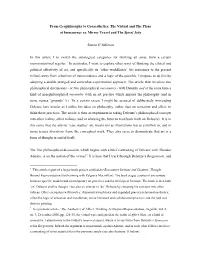 From Geophilosophy to Geoaesthetics: the Virtual and the Plane of Immanence Vs