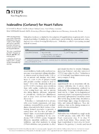 Ivabradine (Corlanor) for Heart Failure
