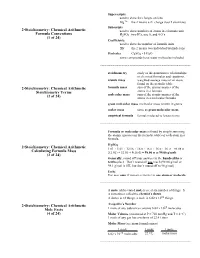 2•Stoichiometry: Chemical Arithmetic Formula Conventions (1 Of