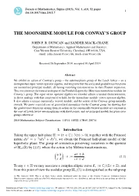 The Moonshine Module for Conway's Group