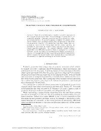 TRACTOR CALCULI for PARABOLIC GEOMETRIES 1. Introduction Parabolic Geometries Form a Large Class of Geometric Structures Which I