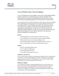 Cisco Infiniband Host Channel Adapters