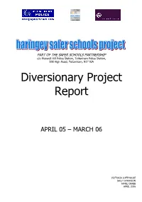 Diversionary Project Report