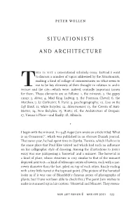 Situationists and Architecture, Debord Suggests, Albisola Can Be Seen
