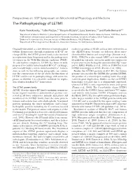 The Pathophysiology of LETM1