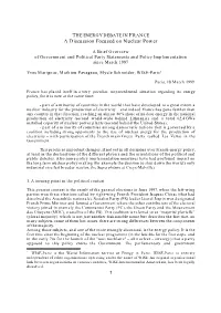 A Discussion Focused on Nuclear Power