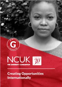 Creating Opportunities Internationally