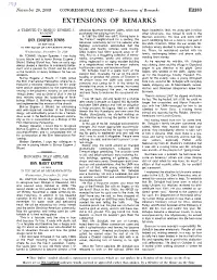 Extensions of Remarks E2283 EXTENSIONS of REMARKS