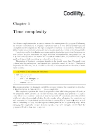 Time Complexity
