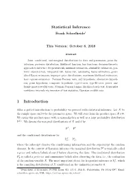 Statistical Inference 1 Introduction