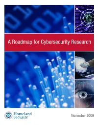 A Roadmap for Cybersecurity Research