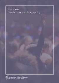 Handbook Sweden's Feminist Foreign Policy