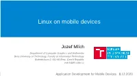 Linux on Mobile Devices