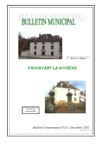 PASSAVANT LA Rochère