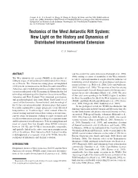 Tectonics of the West Antarctic Rift System: New Light on the History and Dynamics of Distributed Intracontinental Extension