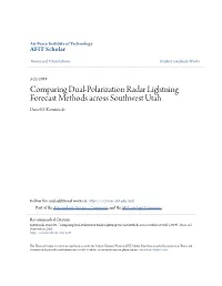 Comparing Dual-Polarization Radar Lightning Forecast Methods Across Southwest Utah Daniel O