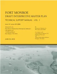 Draft Interpretive Master Plan Technical Support Manual - Vol
