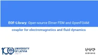 EOF-Library: Open-Source Elmer FEM and Openfoam Coupler For