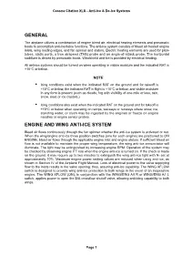 General Engine and Wing Anti-Ice System