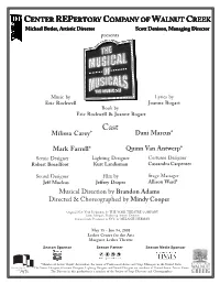 Musical Direction by Brandon Adams Directed & Choreographed By