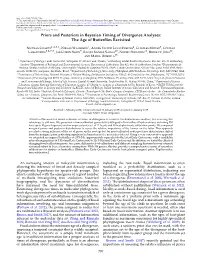 The Age of Butterflies Revisited (And Tested) 799