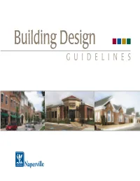 Building Design GUIDELINES Table of Contents