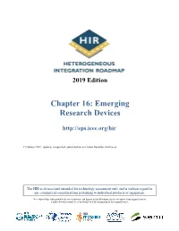 Chapter 16 Emerging Devices