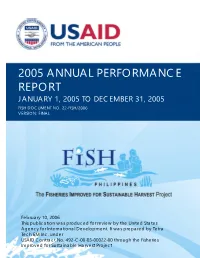 2005 Annual Performance Report January 1, 2005 to December 31, 2005 Fish Document No