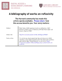A Bibliography of Works on Reflexivity