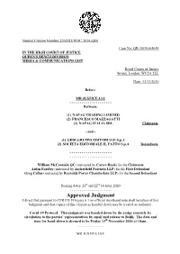 High Court Judgment Template