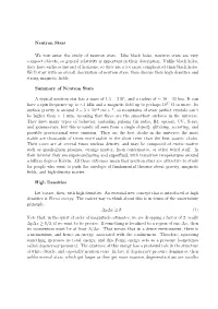 Lecture 3: Neutron Stars