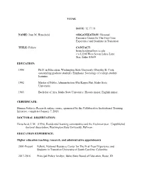 National Resource Center for the First-Year Experience and Students in Transition