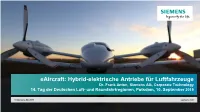 Siemens Eaircraft Overview