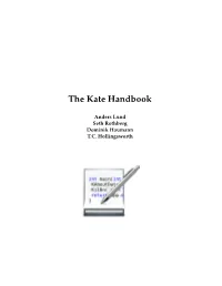 The Kate Handbook