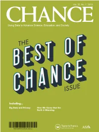 Using Data to Advance Science, Education, and Society