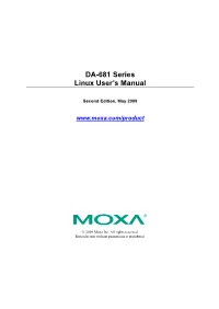 DA-681 Series Linux User's Manual V2