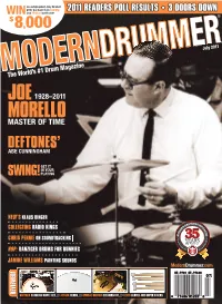 Joe Morello Their Bickering and Get Back to the Business of Making Music