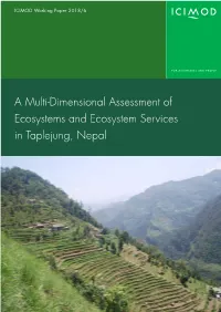A Multi-Dimensional Assessment of Ecosystems and Ecosystem Services in Taplejung, Nepal