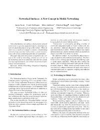 A New Concept in Mobile Networking