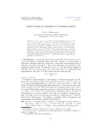 ARZEL`A-ASCOLI's THEOREM in UNIFORM SPACES Mateusz Krukowski 1. Introduction. Around 1883, Cesare Arzel`