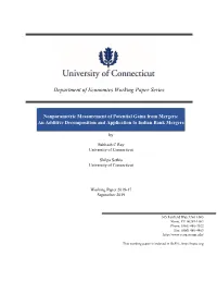 Department of Economics Working Paper Series